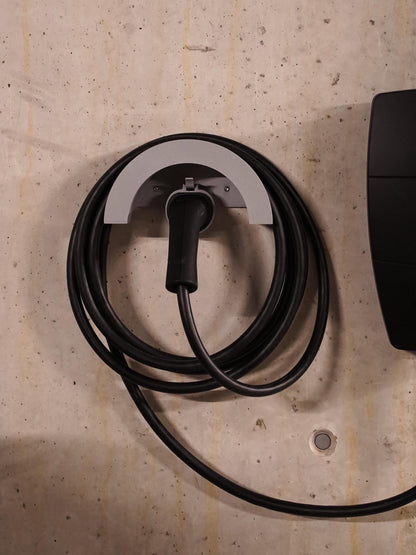 Kabelhalter Gerade mit Typ-2-Ladekabel